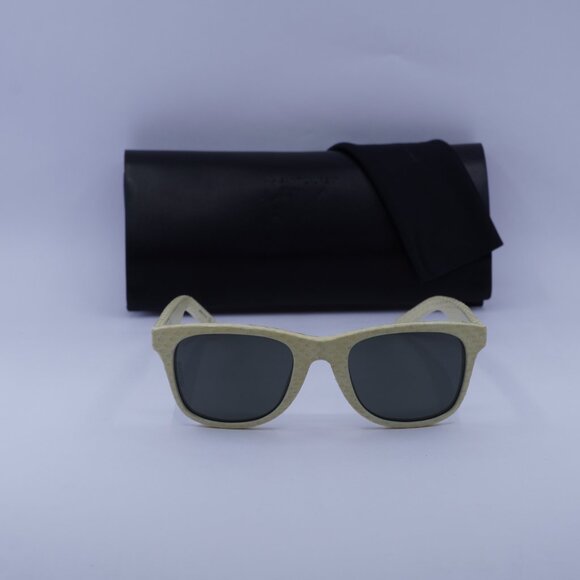 Saint Laurent SL51 037 Square Sunglasses - Ivory/Grey - Picture 3 of 10